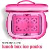 imageCool Coolers XL Fashion Icicles by Fit  Fresh 4pk Ice Pack Sticks for Coolers Freezer Packs for Lunchboxes Pearl WhiteHot Pink  XLarge 2PK