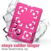 imageCool Coolers XL Fashion Icicles by Fit  Fresh 4pk Ice Pack Sticks for Coolers Freezer Packs for Lunchboxes Pearl WhiteHot Pink  XLarge 2PK