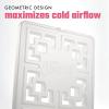 imageCool Coolers XL Fashion Icicles by Fit  Fresh 4pk Ice Pack Sticks for Coolers Freezer Packs for Lunchboxes Pearl WhitePearl White  Cooler Size 2PK
