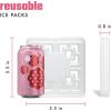 imageCool Coolers XL Fashion Icicles by Fit  Fresh 4pk Ice Pack Sticks for Coolers Freezer Packs for Lunchboxes Pearl WhitePearl White  Large  6PK
