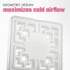 imageCool Coolers XL Fashion Icicles by Fit  Fresh 4pk Ice Pack Sticks for Coolers Freezer Packs for Lunchboxes Pearl WhitePearl White  XLarge 3PK