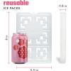 imageCool Coolers XL Fashion Icicles by Fit  Fresh 4pk Ice Pack Sticks for Coolers Freezer Packs for Lunchboxes Pearl WhitePearl White  XLarge 3PK