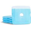imageCool Coolers by Fit  Fresh Reusable ampamp LongLasting Slim Ice Packs Cold Packs for Lunch Boxes Ice Packs for Lunch Bags Pink 8 PackClear Blue
