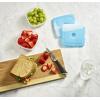 imageCool Coolers by Fit  Fresh Reusable ampamp LongLasting Slim Ice Packs Cold Packs for Lunch Boxes Ice Packs for Lunch Bags Pink 8 PackClear Blue
