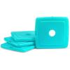 imageCool Coolers by Fit  Fresh Reusable ampamp LongLasting Slim Ice Packs Cold Packs for Lunch Boxes Ice Packs for Lunch Bags Pink 8 PackGreen 8 PK