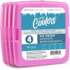 imageCool Coolers by Fit  Fresh Reusable ampamp LongLasting Slim Ice Packs Cold Packs for Lunch Boxes Ice Packs for Lunch Bags Pink 8 PackPurple 8 PK