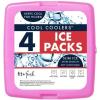 imageCool Coolers by Fit  Fresh Reusable ampamp LongLasting Slim Ice Packs Cold Packs for Lunch Boxes Ice Packs for Lunch Bags Pink 8 PackPurple 8 PK