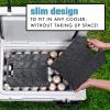 imageCool Coolers by Fit  Fresh XL Cooler Ice Block Large and Powerful Ice Pack Perfect for Insulated Cooler Beach Bag Backpack Cooler ampamp Travel 1PK BlueBlack  3PK