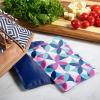 imageCool Coolers by Fit ampamp Fresh 2 Pack Soft Ice Flexible Stretch Nylon Reusable Ice Packs for Lunch Boxes ampamp Coolers Unicorn StripeBerry Geo and Navy