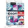 imageCool Coolers by Fit ampamp Fresh 2 Pack Soft Ice Flexible Stretch Nylon Reusable Ice Packs for Lunch Boxes ampamp Coolers Unicorn StripeBerry Geo and Navy