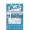 imageCool Coolers by Fit ampamp Fresh 2 Pack Soft Ice Flexible Stretch Nylon Reusable Ice Packs for Lunch Boxes ampamp Coolers Unicorn StripeBlue Floral Toile
