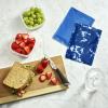 imageCool Coolers by Fit ampamp Fresh 2 Pack Soft Ice Flexible Stretch Nylon Reusable Ice Packs for Lunch Boxes ampamp Coolers Unicorn StripeBlue Tie Dye