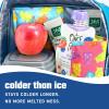 imageCool Coolers by Fit ampamp Fresh 2 Pack Soft Ice Flexible Stretch Nylon Reusable Ice Packs for Lunch Boxes ampamp Coolers Unicorn StripeGummy Bears