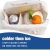 imageCool Coolers by Fit ampamp Fresh 2 Pack Soft Ice Flexible Stretch Nylon Reusable Ice Packs for Lunch Boxes ampamp Coolers Unicorn StripeIvory Feline Fine