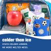 imageCool Coolers by Fit ampamp Fresh 2 Pack Soft Ice Flexible Stretch Nylon Reusable Ice Packs for Lunch Boxes ampamp Coolers Unicorn StripeSports