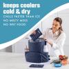 imageCool Coolers by Fit ampamp Fresh 2 Pack XL Soft Ice Packs for Cooler Flexible Stretch Nylon Lunch Box Ice Packs Large Reusable Freezer Packs Navy BlueMidnight Blue