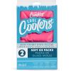 imageCool Coolers by Fit ampamp Fresh 2 Pack XL Soft Ice Packs for Cooler Flexible Stretch Nylon Lunch Box Ice Packs Large Reusable Freezer Packs Navy BlueHot Pink