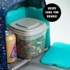 imageCool Coolers by Fit ampamp Fresh 4 Pack XL Slim Ice Packs Quick Freeze Space Saving Reusable Ice Packs for Lunch Boxes or Coolers PinkGreen 8 PK