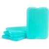 imageCool Coolers by Fit ampamp Fresh 4 Pack XL Slim Ice Packs Quick Freeze Space Saving Reusable Ice Packs for Lunch Boxes or Coolers PinkGreen 8 PK