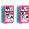 imageCool Coolers by Fit ampamp Fresh 4 Pack XL Slim Ice Packs Quick Freeze Space Saving Reusable Ice Packs for Lunch Boxes or Coolers PinkMulti 8 PK