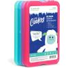 imageCool Coolers by Fit ampamp Fresh 4 Pack XL Slim Ice Packs Quick Freeze Space Saving Reusable Ice Packs for Lunch Boxes or Coolers PinkMulticolor 4 PK