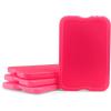 imageCool Coolers by Fit ampamp Fresh 4 Pack XL Slim Ice Packs Quick Freeze Space Saving Reusable Ice Packs for Lunch Boxes or Coolers PinkPink 8 PK