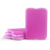 imageCool Coolers by Fit ampamp Fresh 4 Pack XL Slim Ice Packs Quick Freeze Space Saving Reusable Ice Packs for Lunch Boxes or Coolers PinkPurple 4 PK