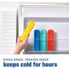 imageCool Coolers by Fit ampamp Fresh Kids Icicle Lunch Box Ice Pack Sticks Icicle Ice Sticks for Lunch Bags and Coolers Lunch Ice Pack Sticks Reusable Multicolored Smile Icicles 8PKMulticolor Smiles  4PK
