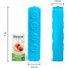 imageCool Coolers by Fit ampamp Fresh Kids Icicle Lunch Box Ice Pack Sticks Icicle Ice Sticks for Lunch Bags and Coolers Lunch Ice Pack Sticks Reusable Multicolored Smile Icicles 8PKMulticolor Smiles  4PK