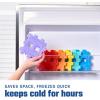 imageCool Coolers by Fit ampamp Fresh Kids Puzzle Shaped Lunch Box Ice Packs Back to School Essential Reusable Freeze Blocks for Insulated Bags and Cooler Multicolored 6PKPuzzle  6 PK