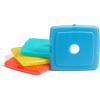 imageCool Coolers by Fit ampamp Fresh Kids Puzzle Shaped Lunch Box Ice Packs Back to School Essential Reusable Freeze Blocks for Insulated Bags and Cooler Multicolored 6PKMulti 8 PK
