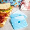 imageCool Coolers by Fit ampamp Fresh Kids Puzzle Shaped Lunch Box Ice Packs Back to School Essential Reusable Freeze Blocks for Insulated Bags and Cooler Multicolored 6PKBlue 4 PK