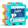 imageCool Coolers by Fit ampamp Fresh Kids Puzzle Shaped Lunch Box Ice Packs Back to School Essential Reusable Freeze Blocks for Insulated Bags and Cooler Multicolored 6PKPuzzle  6 PK