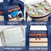 imageFit ampamp Fresh Beach ampamp Boat Cooler Collection  Insulated Leakproof WaterResistant Totes ampamp Lunch Bags for Summer Pool ampamp Travel12Can  Navy