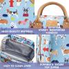 imageFit ampamp Fresh Bloomington Lunch Bag for Women  Insulated Large Lunch Box for Work with Containers LeakResistant StainResistant Zipper Closure Fruit PrintMulticolor