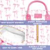 imageFit ampamp Fresh Bloomington Lunch Bag for Women  Insulated Large Lunch Box for Work with Containers LeakResistant StainResistant Zipper Closure Fruit PrintPink Bows