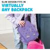 imageFit ampamp Fresh Charm Lunch Bag For Kids Thermal Insulated Lunch Box For Kids Boys ampamp Girls With Shoe Charm Slots For Personalization School Lunch Box Navy BluePurple