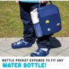 imageFit ampamp Fresh Charm Lunch Bag For Kids Thermal Insulated Lunch Box For Kids Boys ampamp Girls With Shoe Charm Slots For Personalization School Lunch Box Navy BlueNavy Blue