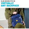 imageFit ampamp Fresh Charm Lunch Bag For Kids Thermal Insulated Lunch Box For Kids Boys ampamp Girls With Shoe Charm Slots For Personalization School Lunch Box Navy BlueNavy Blue