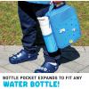 imageFit ampamp Fresh Charm Lunch Bag For Kids Thermal Insulated Lunch Box For Kids Boys ampamp Girls With Shoe Charm Slots For Personalization School Lunch Box Navy BlueOcean Blue