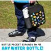 imageFit ampamp Fresh Charm Lunch Bag For Kids Thermal Insulated Lunch Box For Kids Boys ampamp Girls With Shoe Charm Slots For Personalization School Lunch Box Navy BlueBlack