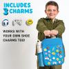 imageFit ampamp Fresh Charm Lunch Bag For Kids Thermal Insulated Lunch Box For Kids Boys ampamp Girls With Shoe Charm Slots For Personalization School Lunch Box Navy BlueOcean Blue