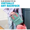 imageFit ampamp Fresh Connor Kids Lunch Tote Versatile Thermal Insulated Lunch Box for School and Camp Adult Lunch Bag with Front Zip Pocket RedSeafoam Green