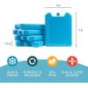 imageFit ampamp Fresh Cool Coolers 5 Pack Days of the Week Ice Blocks Compact ampamp Reusable Ice Packs for Lunch Boxes ampamp Coolers Blue