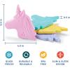 imageFit ampamp Fresh Cool Coolers Kids Lunch Box Ice Packs Slim Ice Packs for Lunch Bags Lunch Ice Packs ReusableMulticolored 8 Pack UnicornButterfly Unicorn