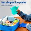 imageFit ampamp Fresh Cool Coolers Kids Lunch Box Ice Packs Slim Ice Packs for Lunch Bags Lunch Ice Packs ReusableMulticolored 8 Pack UnicornYeti  8 PK