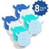 imageFit ampamp Fresh Cool Coolers Kids Lunch Box Ice Packs Slim Ice Packs for Lunch Bags Lunch Ice Packs ReusableMulticolored 8 Pack UnicornYeti  8 PK
