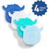 imageFit ampamp Fresh Cool Coolers Kids Lunch Box Ice Packs Slim Ice Packs for Lunch Bags Lunch Ice Packs ReusableMulticolored 8 Pack UnicornYeti