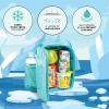 imageFit ampamp Fresh DIY Sticker Lunch Bag For Kids Insulated Lunch Box For Kids Boys ampamp Girls With 3 Matching Snack Containers ampamp 2 Sticker Sets School Lunch Box BlackLight Blue