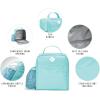 imageFit ampamp Fresh DIY Sticker Lunch Bag For Kids Insulated Lunch Box For Kids Boys ampamp Girls With 3 Matching Snack Containers ampamp 2 Sticker Sets School Lunch Box BlackTeal
